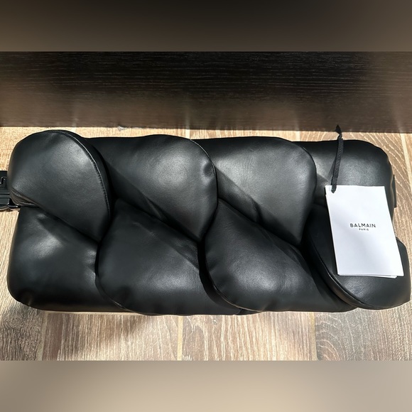 Balmain maxi chain quilted bum bag - Picture 4 of 6